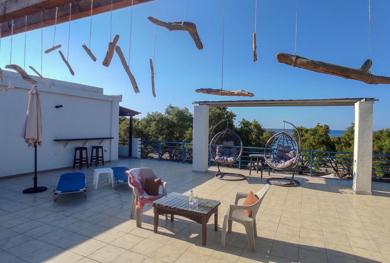 Pelekanos Beachfront Apartment Episkopi-Chania Dış mekan fotoğraf