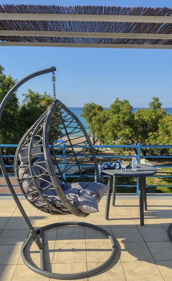 Pelekanos Beachfront Apartment Episkopi-Chania Dış mekan fotoğraf